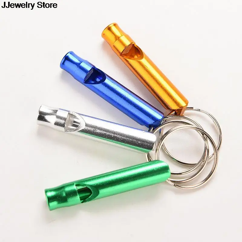 hot l Safety Sport Camping Hunting Arrival Aluminum Alloy Whistle Keyring Keychain Mini For Outdoor Emergency Surviva | Украшения и