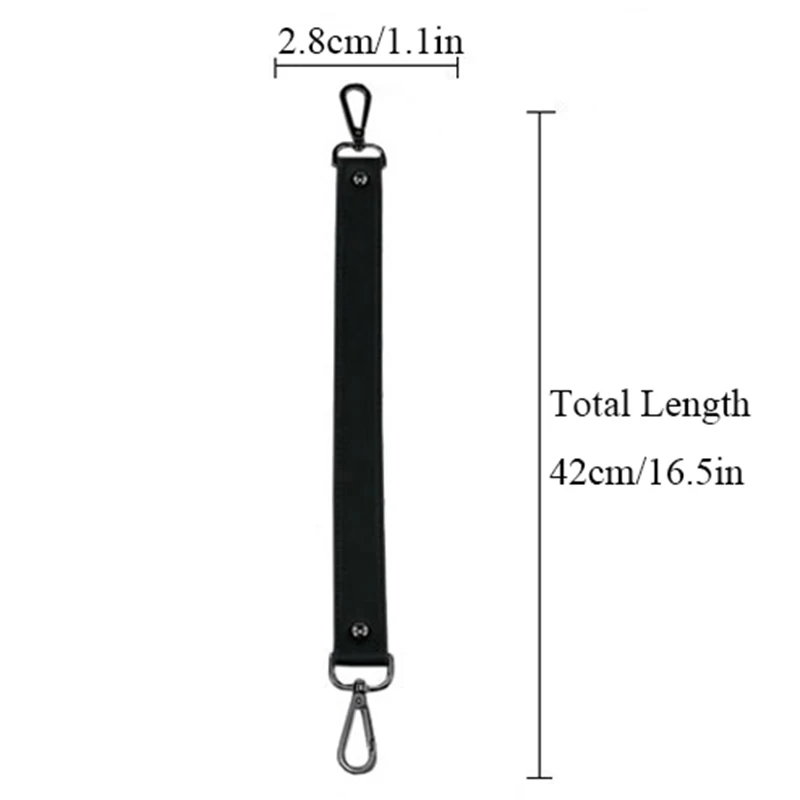 

42cm Fashion Replacement Serpentine Straps Colorful PU Leather Handbags Straps Handle Short Belt Accessories for Women Bags