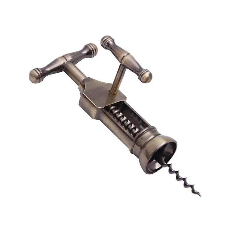 

1PC New Style Red Wine Opener Bottle Opener Zinc Alloy Corkscrew Cork Puller Remover Champagne Opener Wine Opener Easily