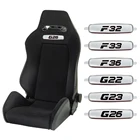 Наклейка для переднего сиденья, металлические аксессуары для BMW F32 F82 F33 F83 F36 G22 G23 418i 420d 425d 428i 430i