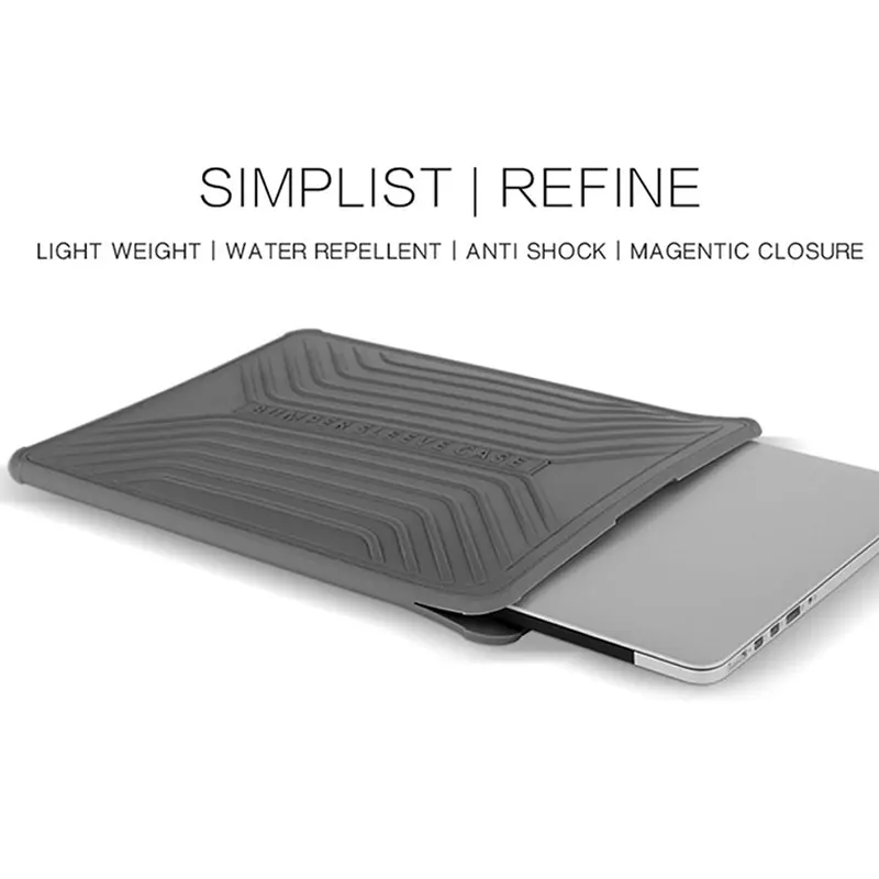 

WIWU No-zipper 87v450 Case for Macbook Air 13 A2337 M1 Shockproof Laptop Sleeve for Macbook Pro 16 Case for MacBook Pro 13 A2338
