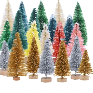 5 шт. 56, 58, 512, 5 см, многоцветная Рождественская елка, домашние украшения, деревянная пластиковая елка, поделки сделай сам для рождевечерние, Декор, Новогодний подарок
