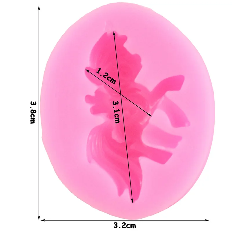 Силиконовая форма для торта 3D единорог полимерная глина смола формы помадки