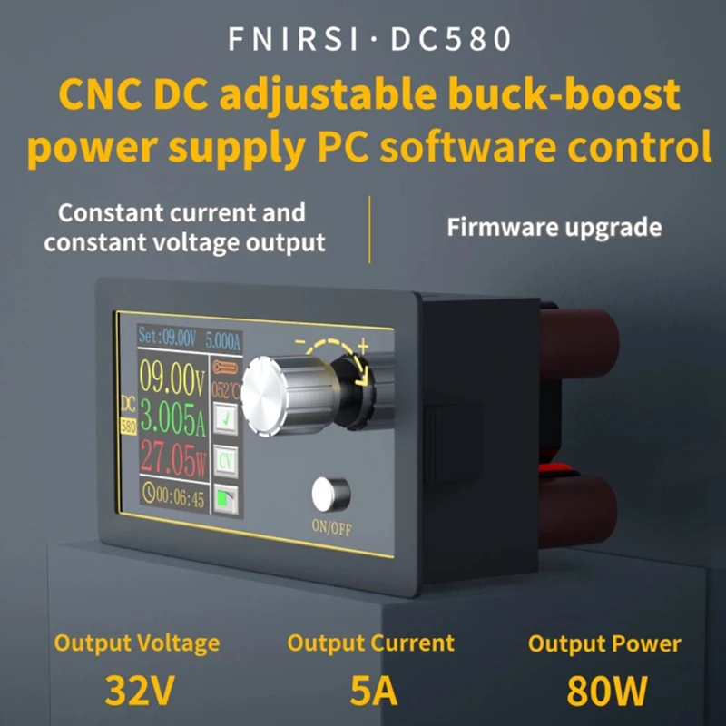 DC понижающий преобразователь CC CV 1 8-32V 5A Стандартный Лабораторный источник
