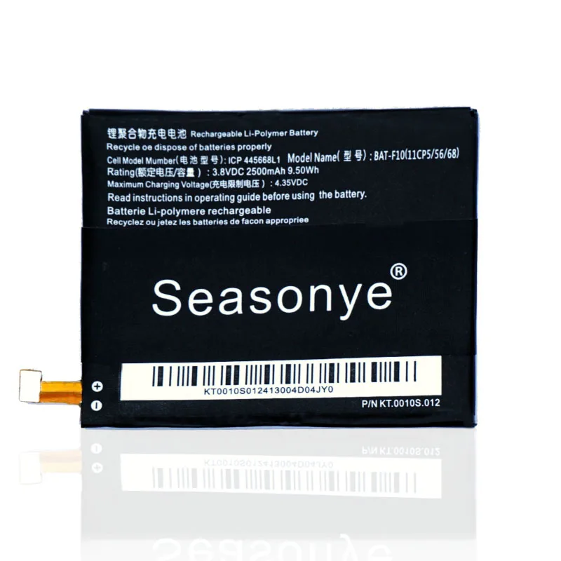 Seasonye 2500mAh / 9.50Wh BAT-F10 ( 11CP5/56/68 ) ICP 445668L1 телефонный Сменный аккумулятор для Acer Liquid Z500