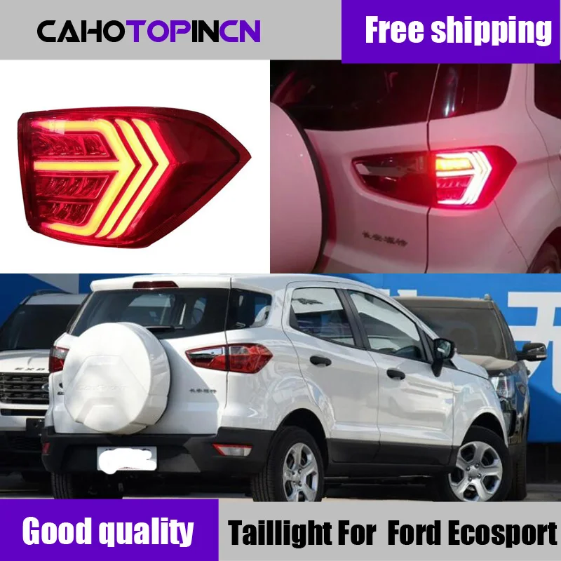 

2 шт. светодиодный фонарь светильник для Ford Ecosport 2013 - 2018 2019 Автомобильный светодиодный фонарь светильник заднего бампера светильник тормозн...