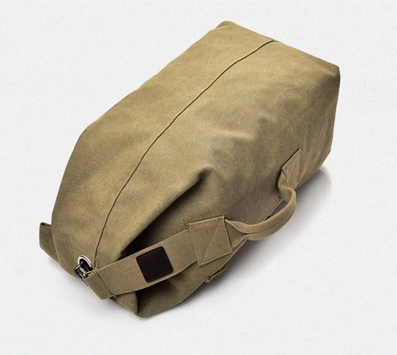 Men's Luggage Canvas Bag Large Capacity Camping Backpack Large Roomy Mountaineering Backpack Best Quality Outdoor Luggage Bag