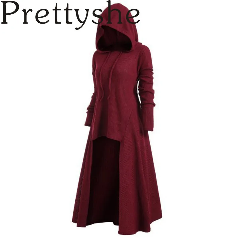 Prettyshe для женщин размера плюс платье маленьких девочек Повседневный плащ с