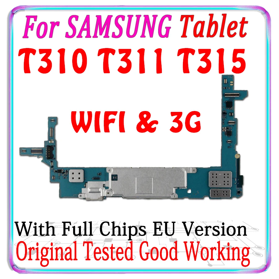 Европейская версия для Samsung Galaxy Tablet 3 8 0 T311 T310 T315 материнская плата с полными