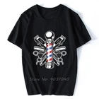 Женская футболка в стиле ретро для парикмахерской, Мужская хлопковая футболка для парикмахерской, футболки в стиле хип-хоп, топы, уличная одежда