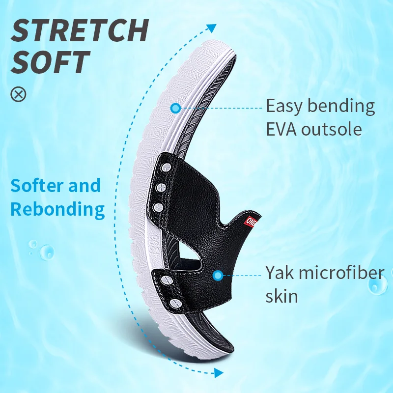 Мужские сандалии без застежки ONEMIX Повседневные Легкие пляжные гладиаторы с