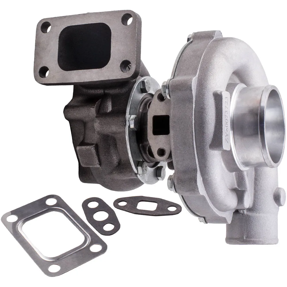 Турбокомпрессор T04E T3/T4 .57 A/R 400 + HP BOOST STAGE III 4 bolt 0 57 турбина 5 для двигателя л-Л |