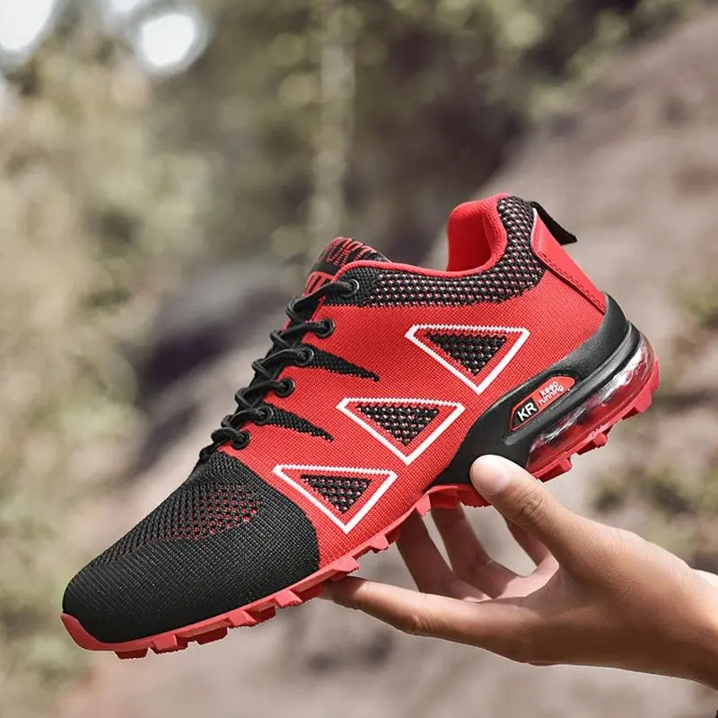 Повседневные спортивные мужские кроссовки с нескользящей подошвой Походная