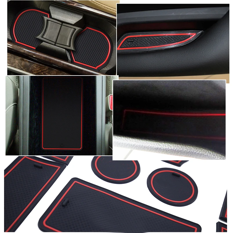 Противоскользящий резиновый коврик для канавки Lada Kalina II MK2 2013 2018 BA3 2192 2194