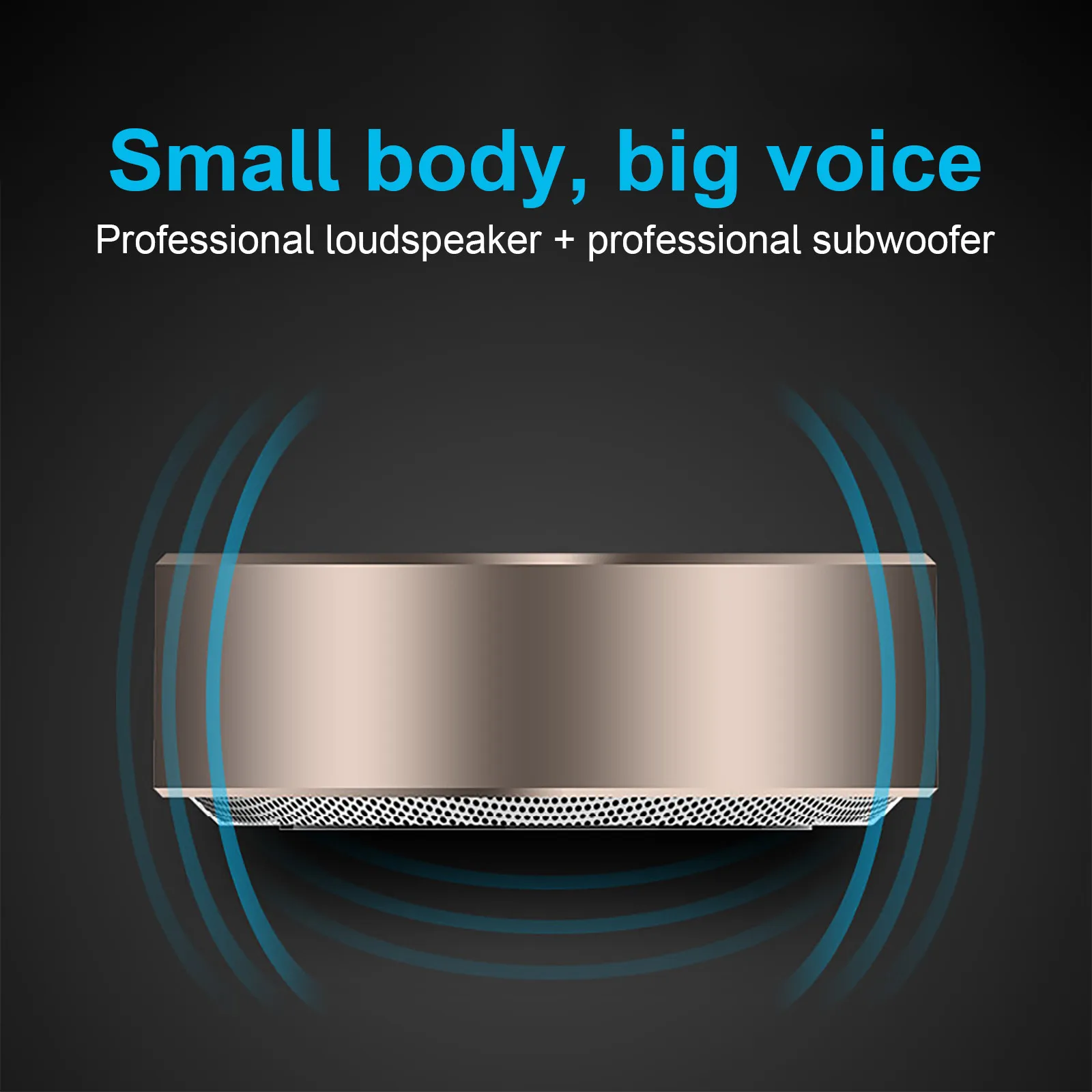 Портативный мини-динамик A6 беспроводной Bluetooth-динамик сабвуфер Usb-карта