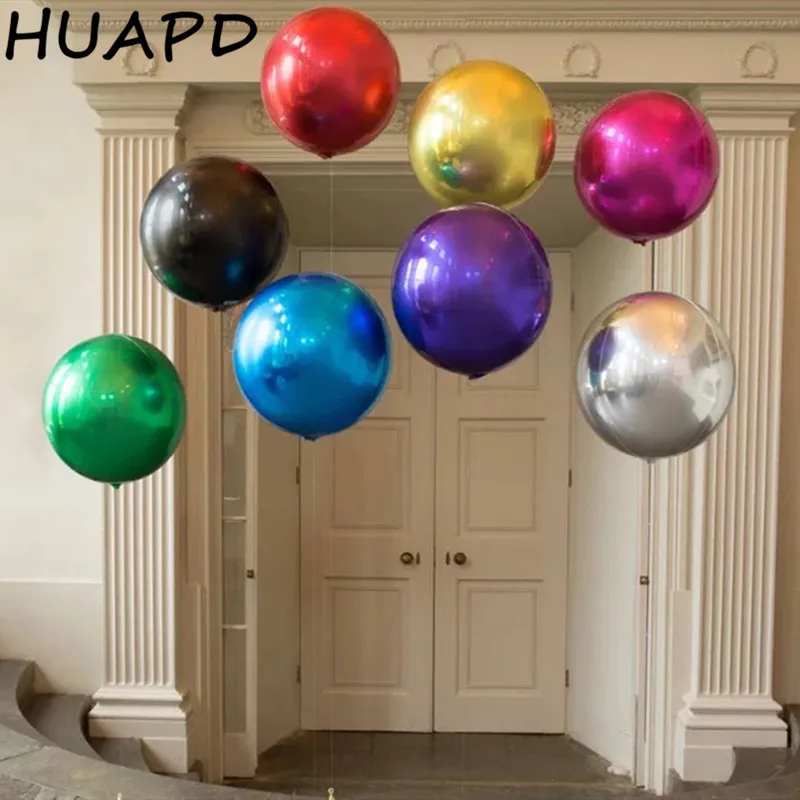 20 шт. 18 дюймов металлических воздушных шаров свадьбные вечерние шар днем