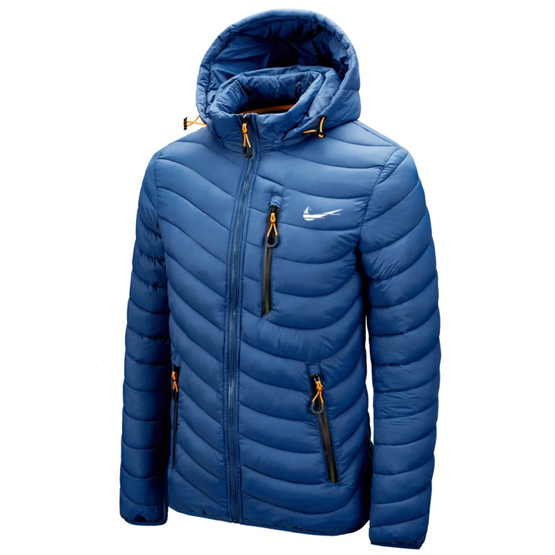 

Brand Winter Warm Waterproof Jacket Men 2021 New Autumn Thick Hooded Parkas Mens Fashion IКNIKEС Casual Slim Jacket Coat Men