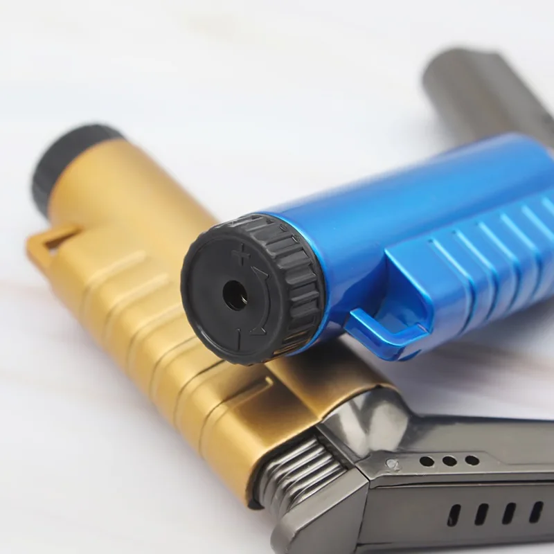 Горефонарь с распылителем на локтях турбо струйная Зажигалка Пистолет синий