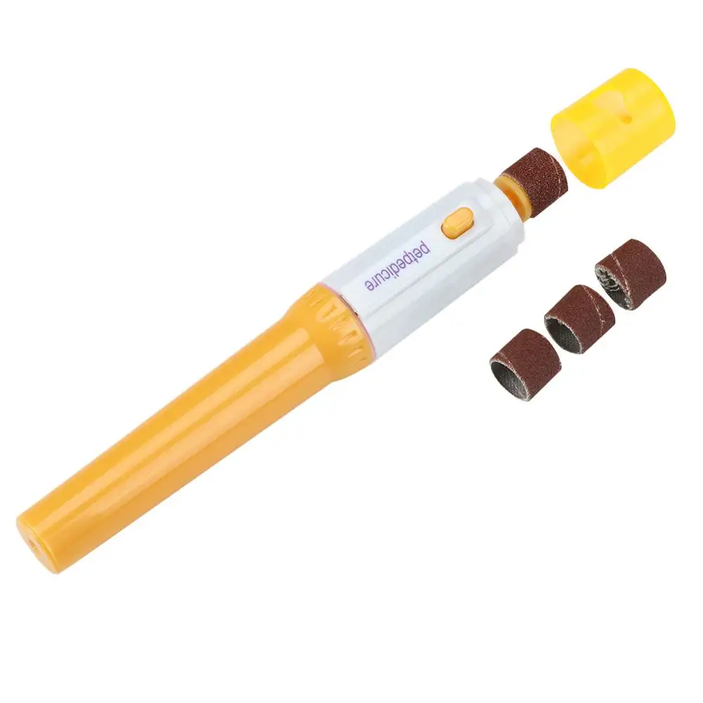 Для домашних животных Электрический Фрезер для ногтей щетка чистки Портативный