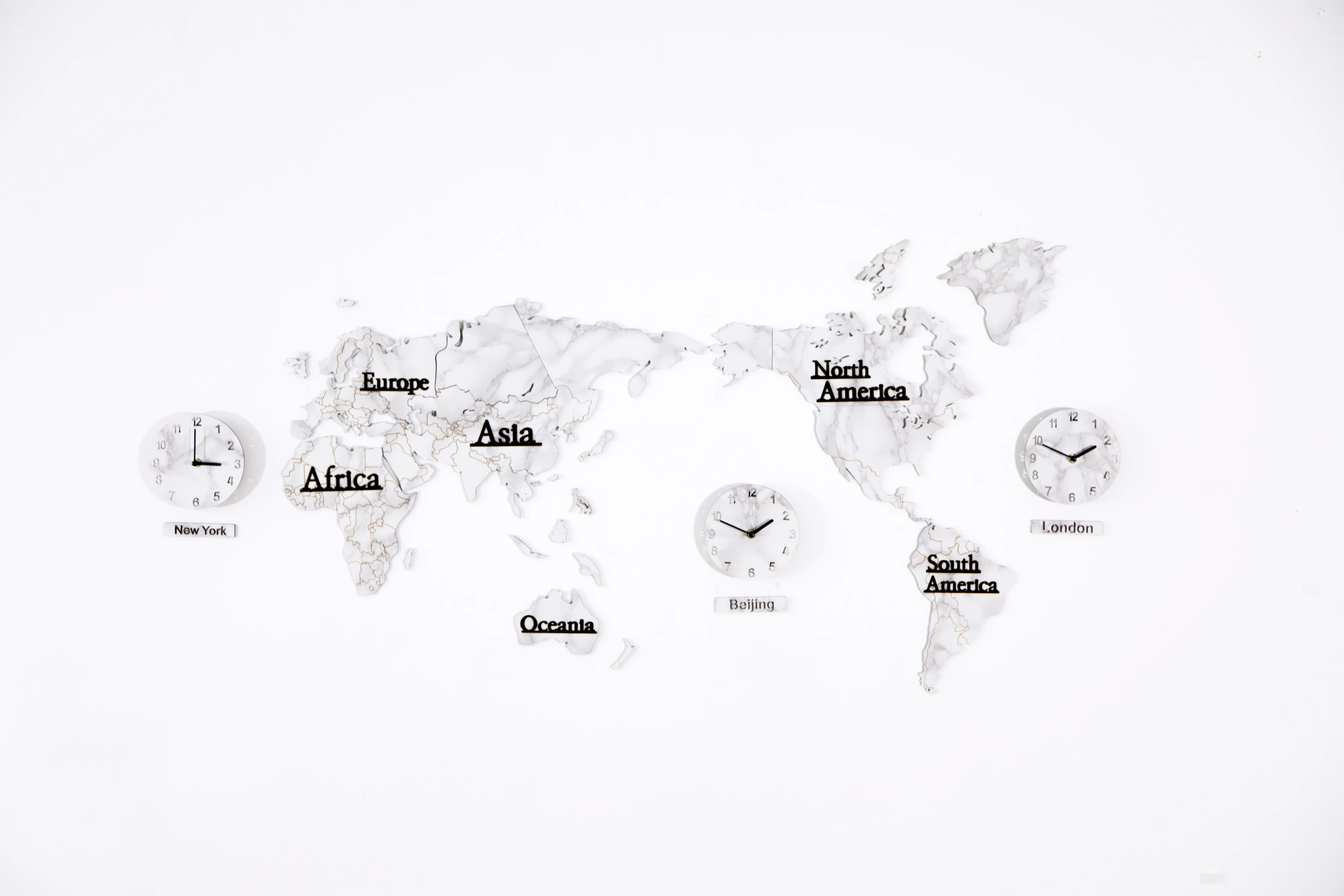 Настенные 3d часы сделай сам с картой мира большие настенные из древесины МДФ