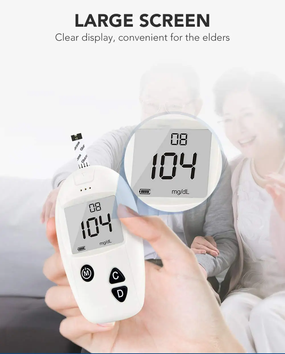 SINOCARE глюкозы в крови мониторинг сахара диабет тестер глюкометро метр комплект тест-полоски ланцет медидор глюкоза