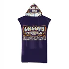 Платье из микрофибры с капюшоном для серфинга, пляжный купальник для взрослых, простой купальник с принтом букв, быстросохнущее сверхлегкое банное полотенце