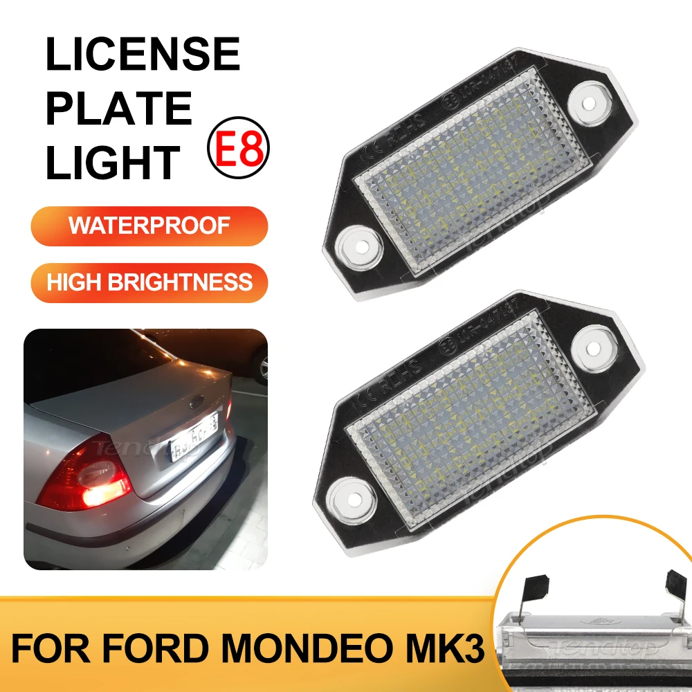 2 шт. без ошибок светодиодный номерной знак лампа светильник пы для автомобиля