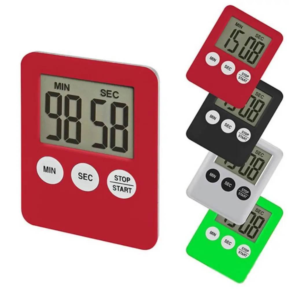 1 Pc LED Digital Kitchen Electronic Timer Countdown Medication Reminder Time Table Cooking Service Bell | Дом и сад