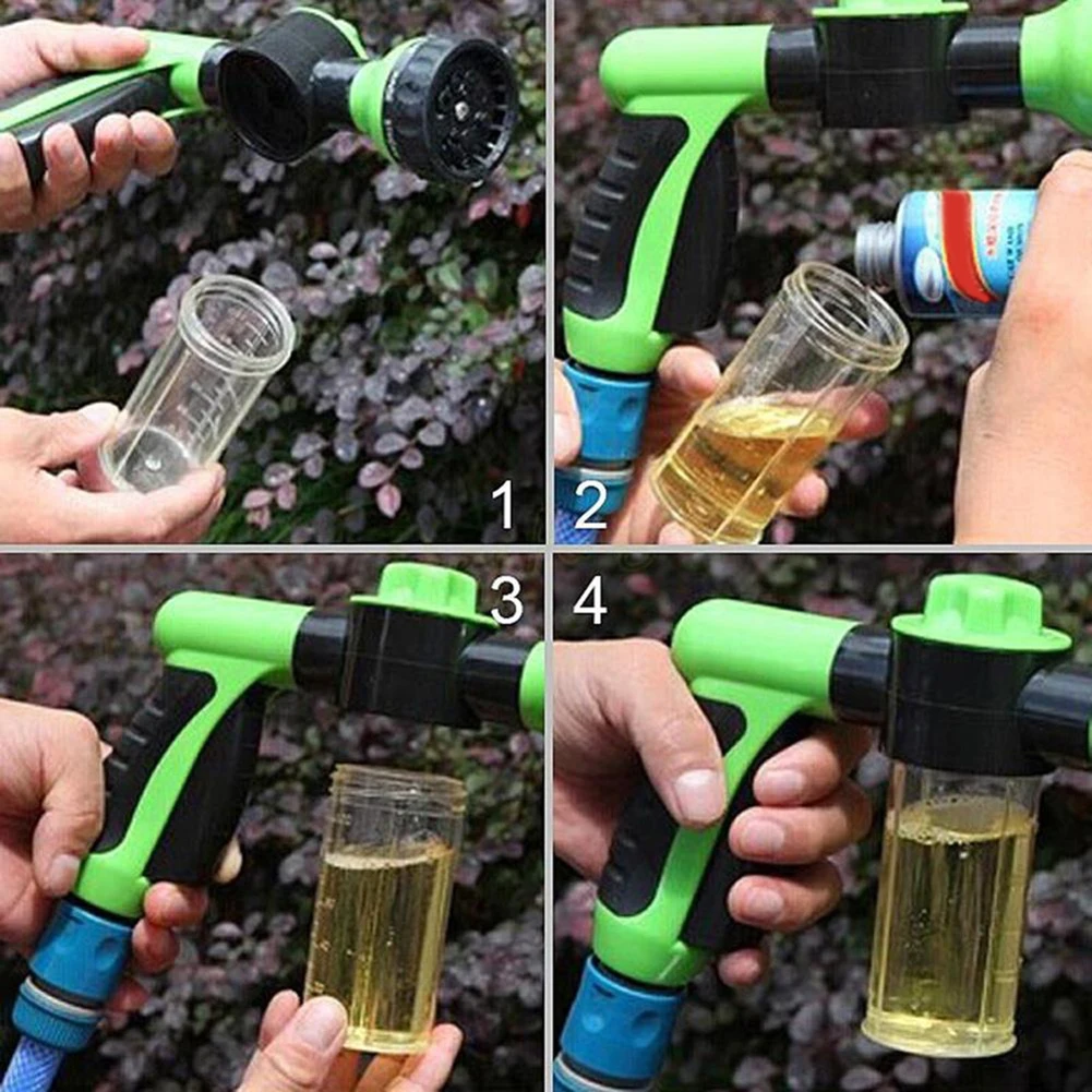 Portable Auto Foam Lance Water Gun High Pressure Nozzle Jet Car Washer Sprayer Cleaning Tool Garden Multi | Автомобили и