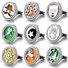 Новый Кот Циркон автомобильный освежитель воздуха медальон из нержавеющей стали диффузор эфирного масла духи автомобильный зажим подвеска ароматерапия Автомобильные украшения