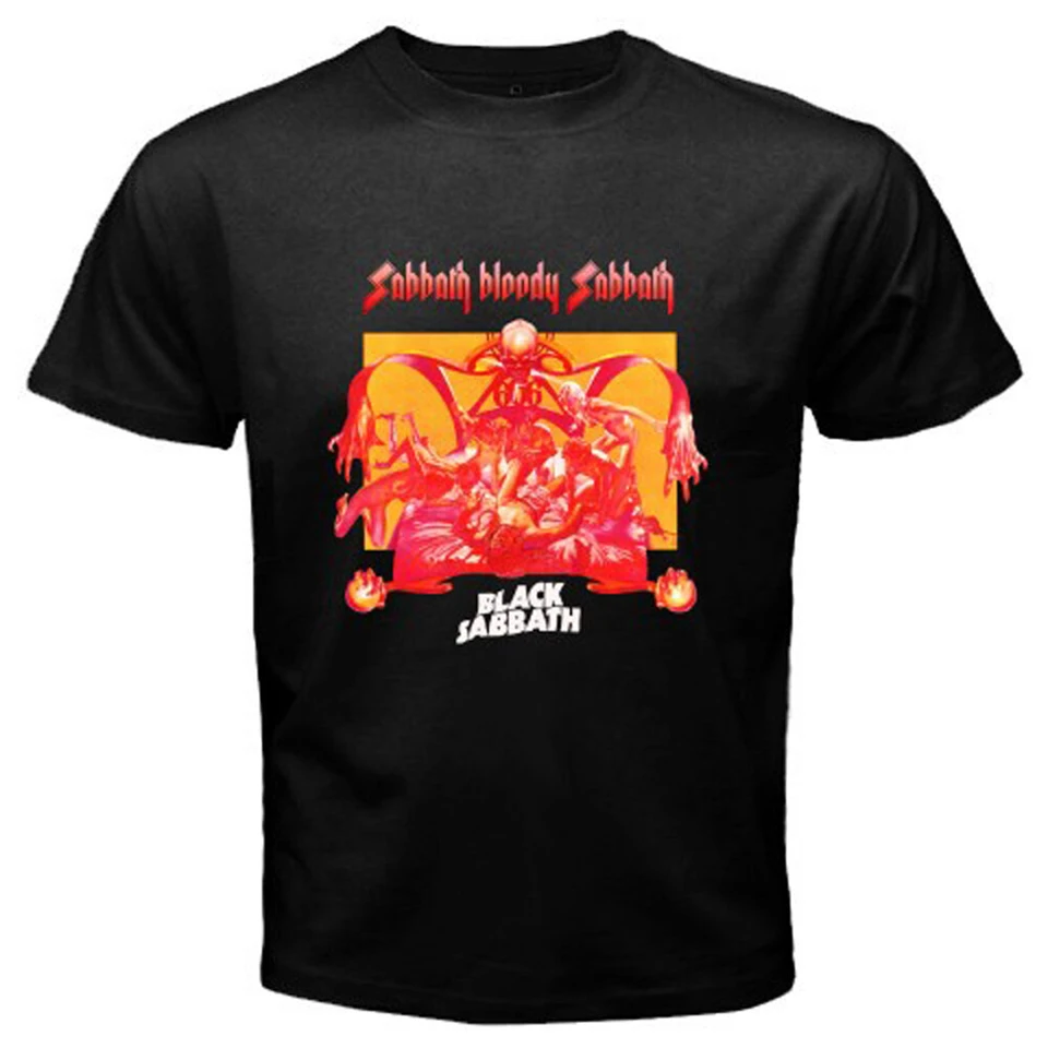 Новая Черная Мужская футболка с надписью Black Sabbath Bloody Rock Band Legend размер S 3Xl