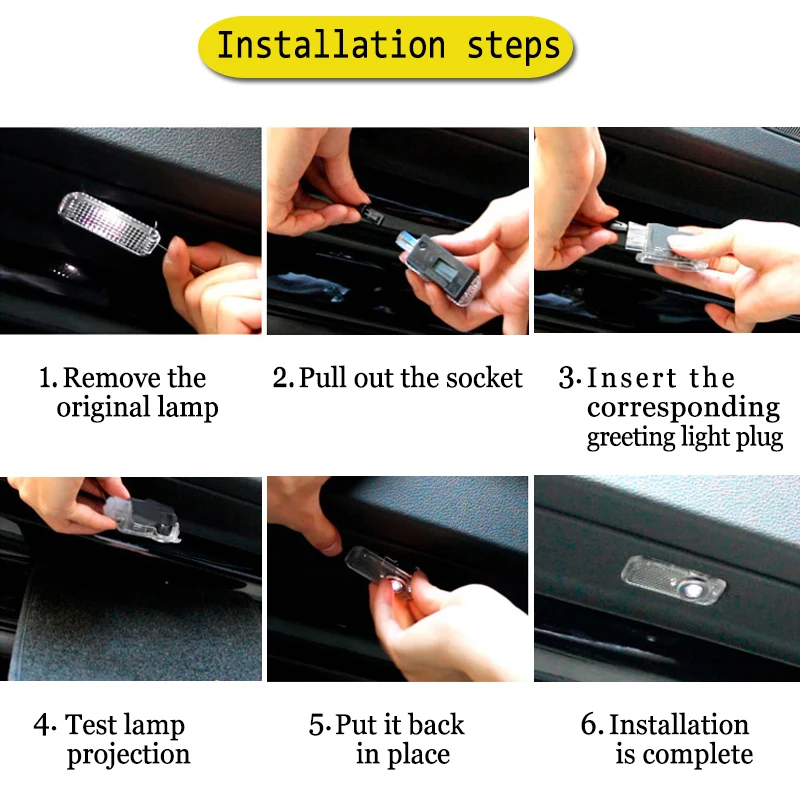 

Car Door Decor Light LED Projector Accessories For Audi Sline A1 A3 A4 B5 B6 B7 B8 A5 A6 C5 C6 C7 A7 A8 Q3 Q5 Q7 TT 8V R8 8L 8P