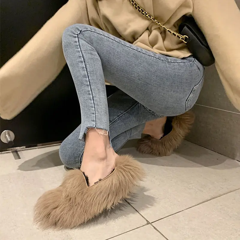 

Woman Jeans Pants High Waist Spring Autumn Stretch Tight Tappered Pencil Pants Pantalones Vaqueros Mujer