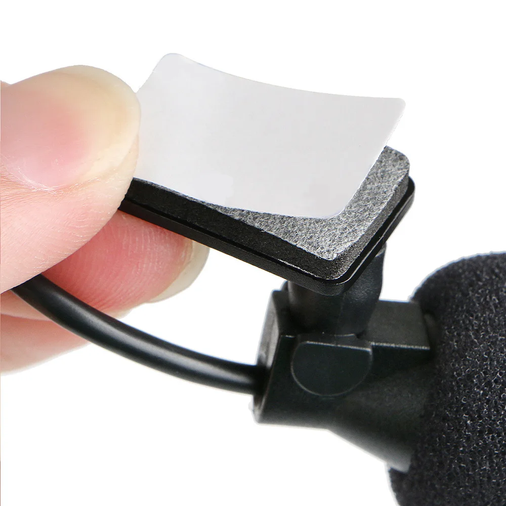 

Enabled Microphone For Bluetooth-compatible Mic U Shape 3.5mm Black Car Audio Stereo