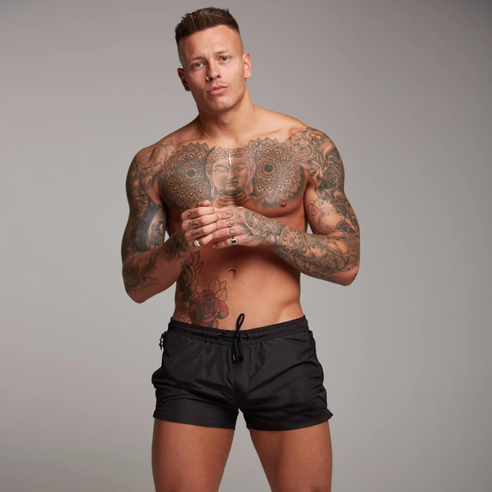 Summer Swimming Shorts Men Swimwear Men Fitness Swimsuit Quick Dry Mens Surf Boxer men's beach shorts Swim Trunks homme hot
