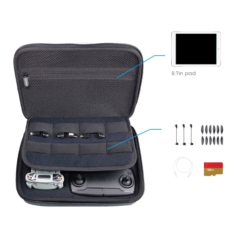 

Portable Mavic Mini Case Bag Drone Body Waterproof Carrying Travel Case Remote Controller Storage Bag Box For -DJI Mavic 40JB