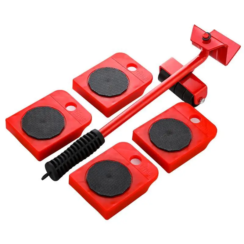 5 шт./компл. комплект для транспортировки тяжелых предметов мебели 4 колесных