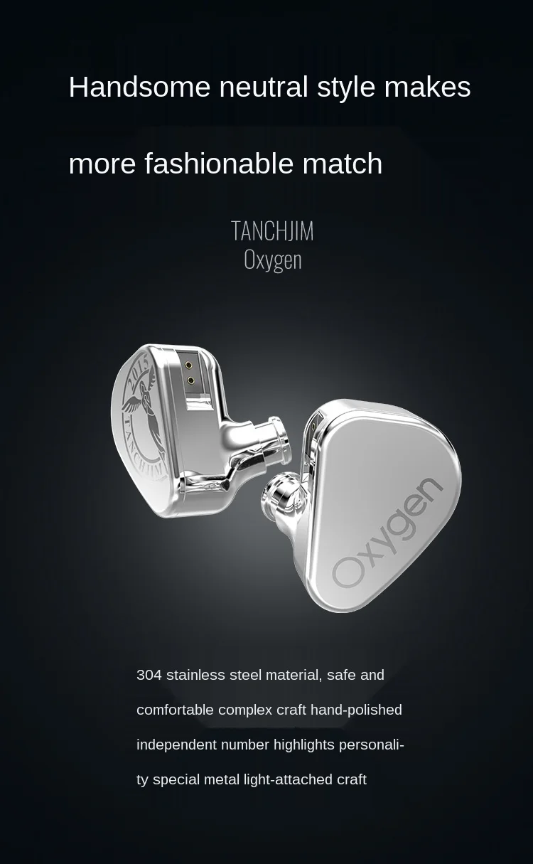 

Cy Oxygen Earphone Angel in-Ear HiFi Earbuds Wired Gaming Electronic Sports Earphone