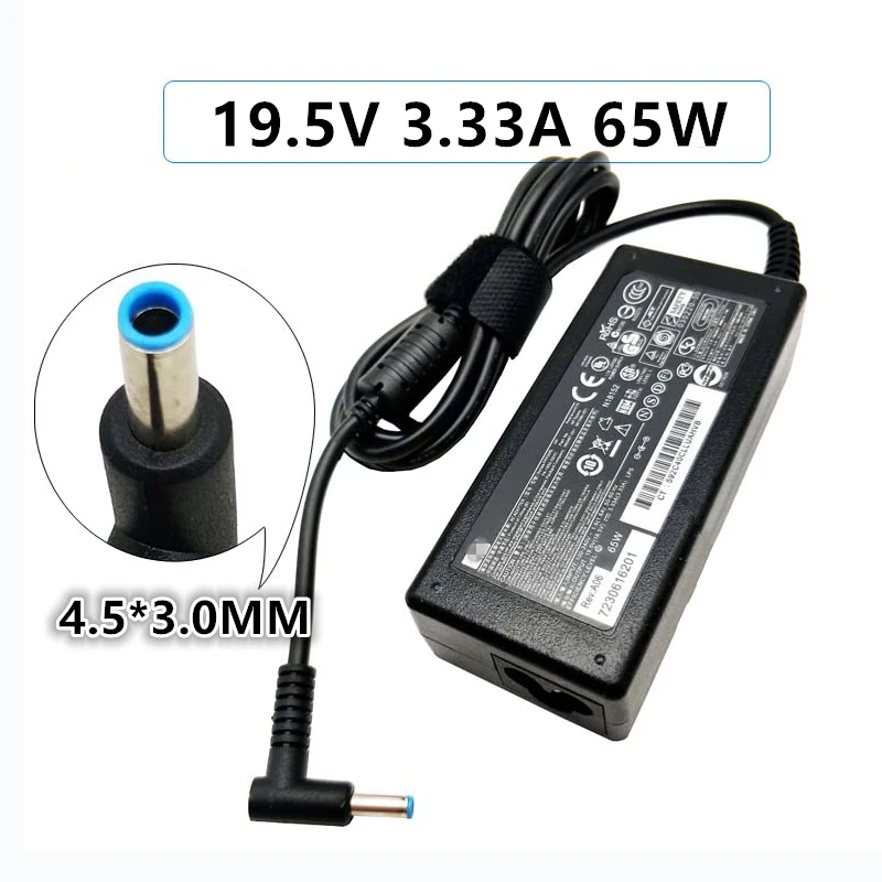 Универсальное зарядное устройство для ноутбука 19 5 в а 65 Вт HP TPN Q172 W112 I119 I124 F112 F113 F114