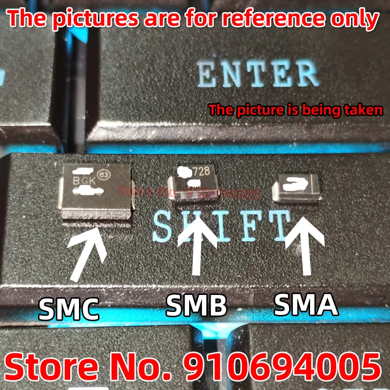 

100/10 шт. SMCJ17A SMCJ18A SMCJ17CA SMCJ18CA SMC