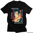 Мужская Уличная одежда, футболка с коротким рукавом, для отдыха, Япония, манга, Kuroshitsuji