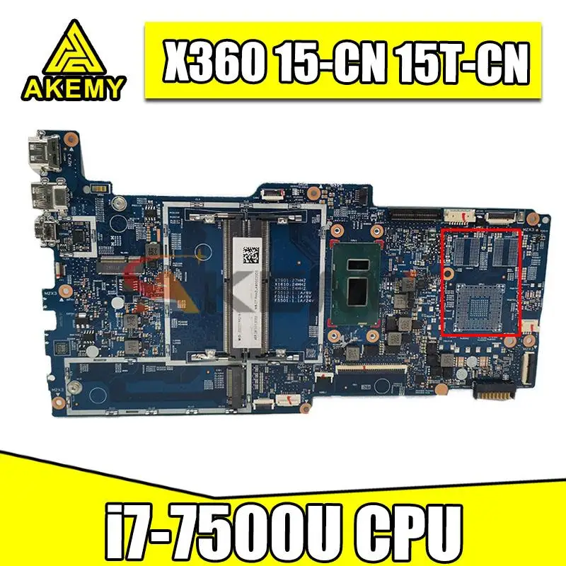 

Материнская плата для ноутбука HP ENVY X360 15-CN 15T-CN с процессором i7-7500U 17887-1A DDR4 100% протестирована