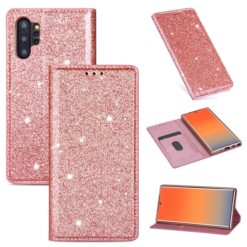 Милые с сияющими блестками чехол для телефона samsung Galaxy S10E S10 5G S8 S9 Примечание 10