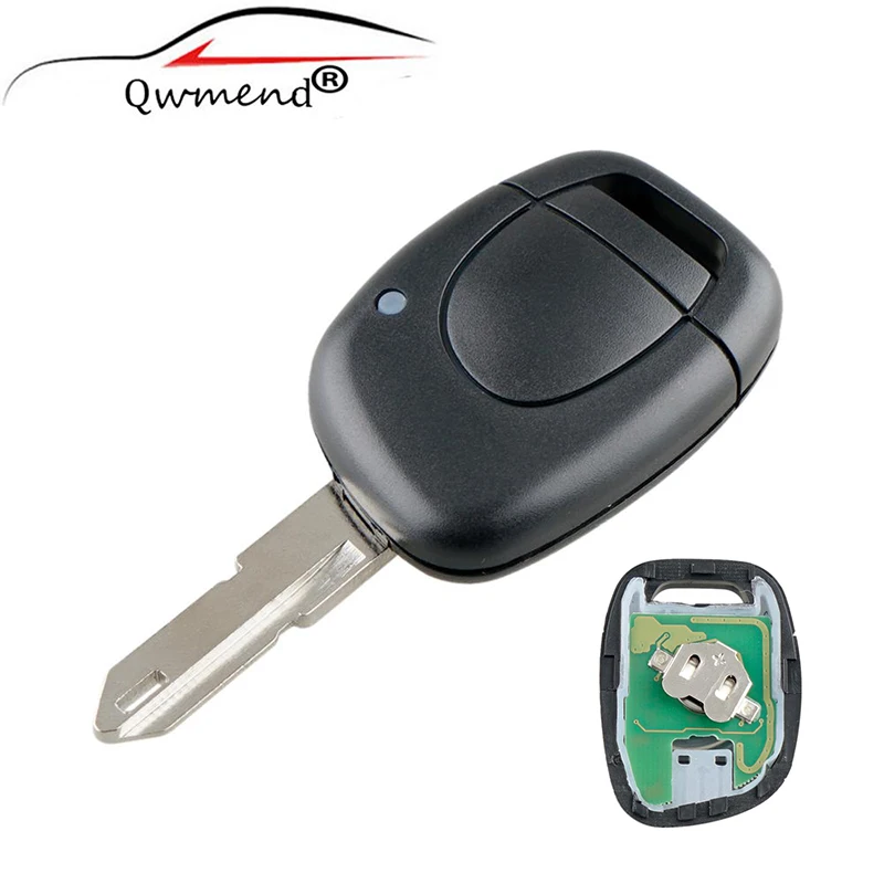Умный Автомобильный ключ QWMEND 1BUT для Renault 433 МГц чип PCF7946 Дистанционный 4 Clio Master KANGO