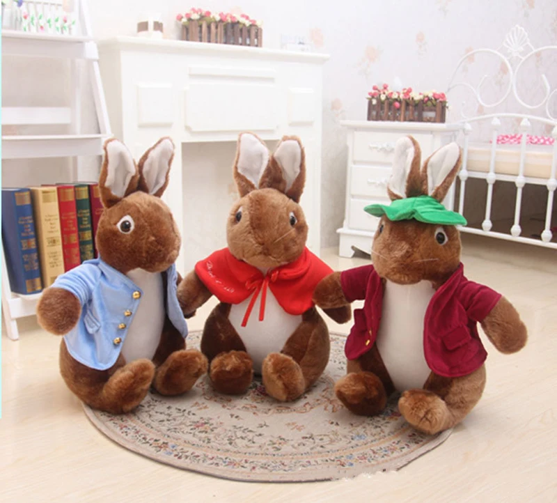 ZGY плюшевые игрушки кролика 25/40/50 см мягкие Питера из мультфильма bing Peter peluche Kawaii