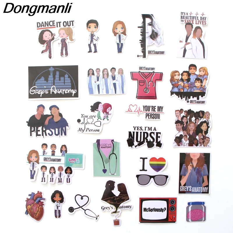L3477 Dongmanli 23 шт./компл. Анатомия сериала сделай сам|Цепочки| |