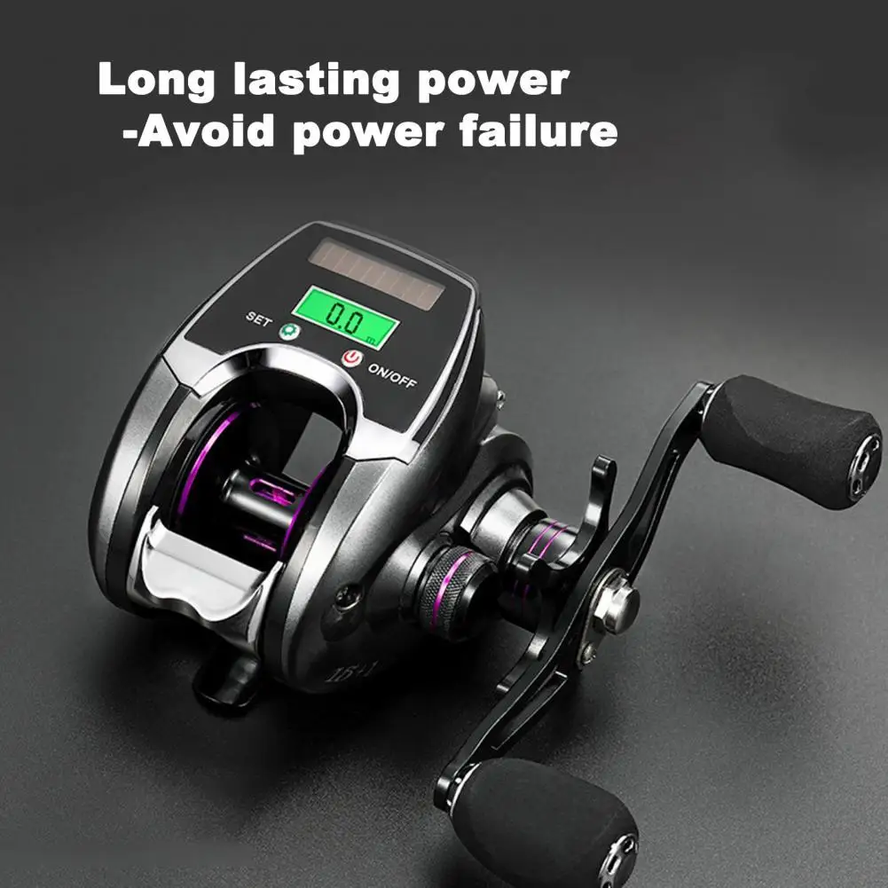 

1 Set Fishing Wheel Accurate Counting Compact Fishing Reel Bait Casting Reel Fishing Tackle for Night Fishing Fish Reel