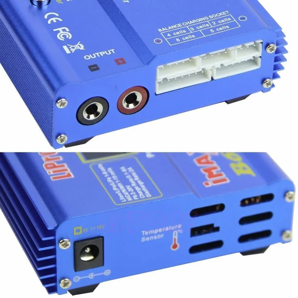 Цифровое Зарядное устройство iMAX B6 80 Вт T PLUG с ЖК экраном для Lipo NiMh Li Ion Ni Cd