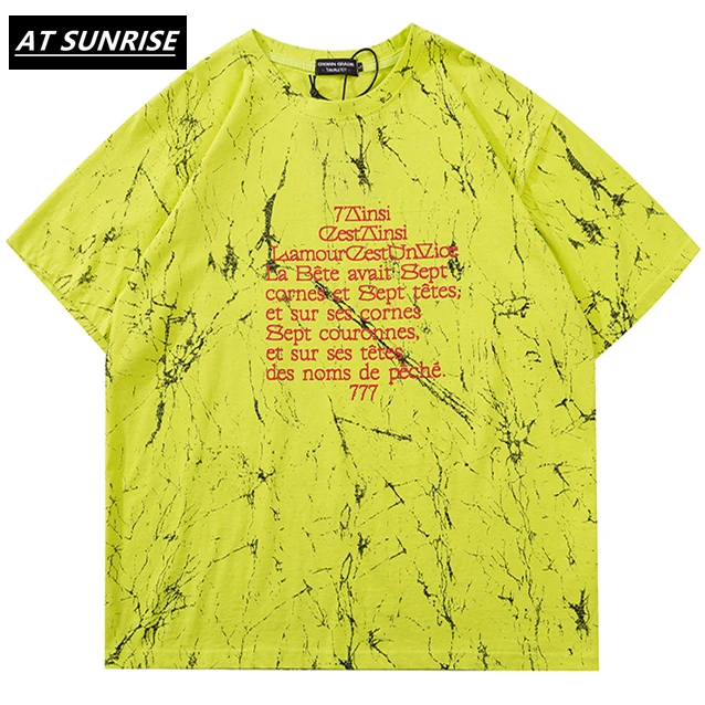 Футболка мужская хип-хоп 2020 летняя футболка с буквенным принтом уличная Harajuku High