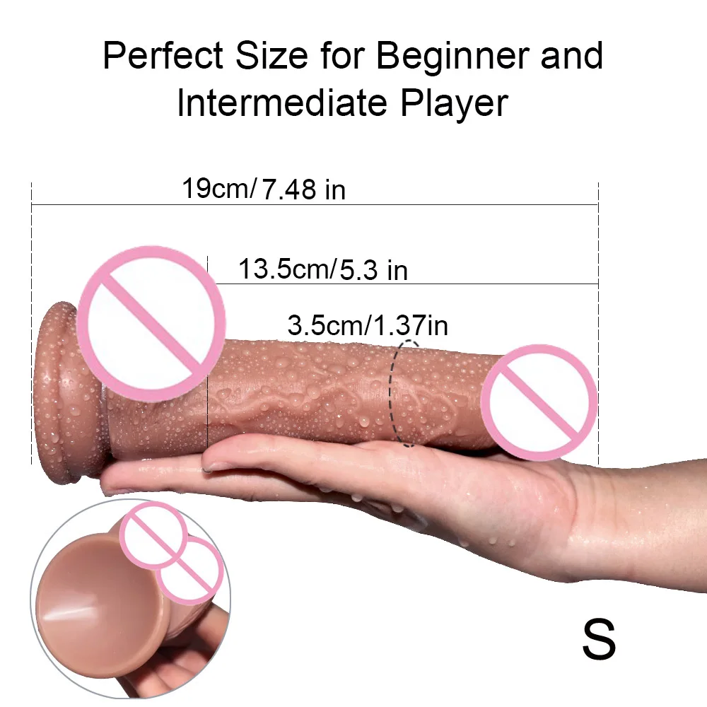 Реалистичный Мягкий Двойной силиконовый фаллоимитатор с присоской поддельный